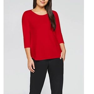 NWT Go To Classic Tee Relax - 22110R-2 (FW23) Poppy